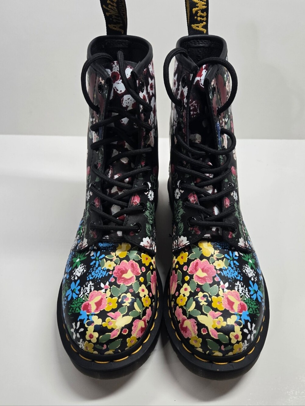 Dr. Martens 1460 Pascal in Floral Mash Up Backhand